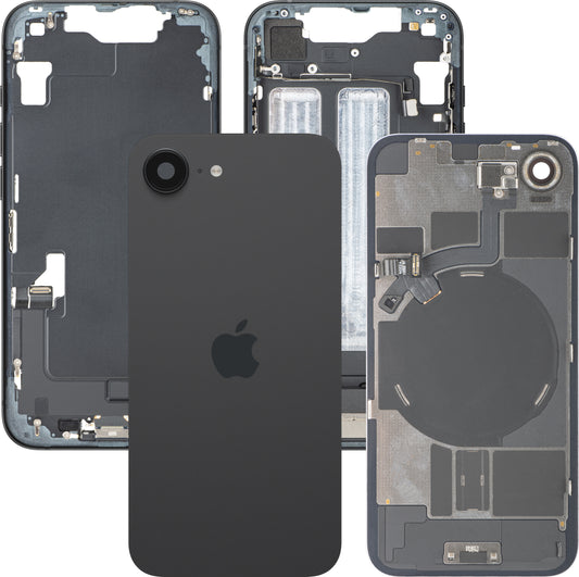 Καπάκι Μπαταρίας Apple iPhone 17e, Με Μεσαίο Κέλυφος, Πλήρη Ανταλλακτικά, Μαύρο, Swap Premium
