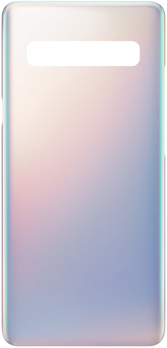 Καπάκι Μπαταρίας συμβατό με Samsung Galaxy S10 5G G977, Ασημί