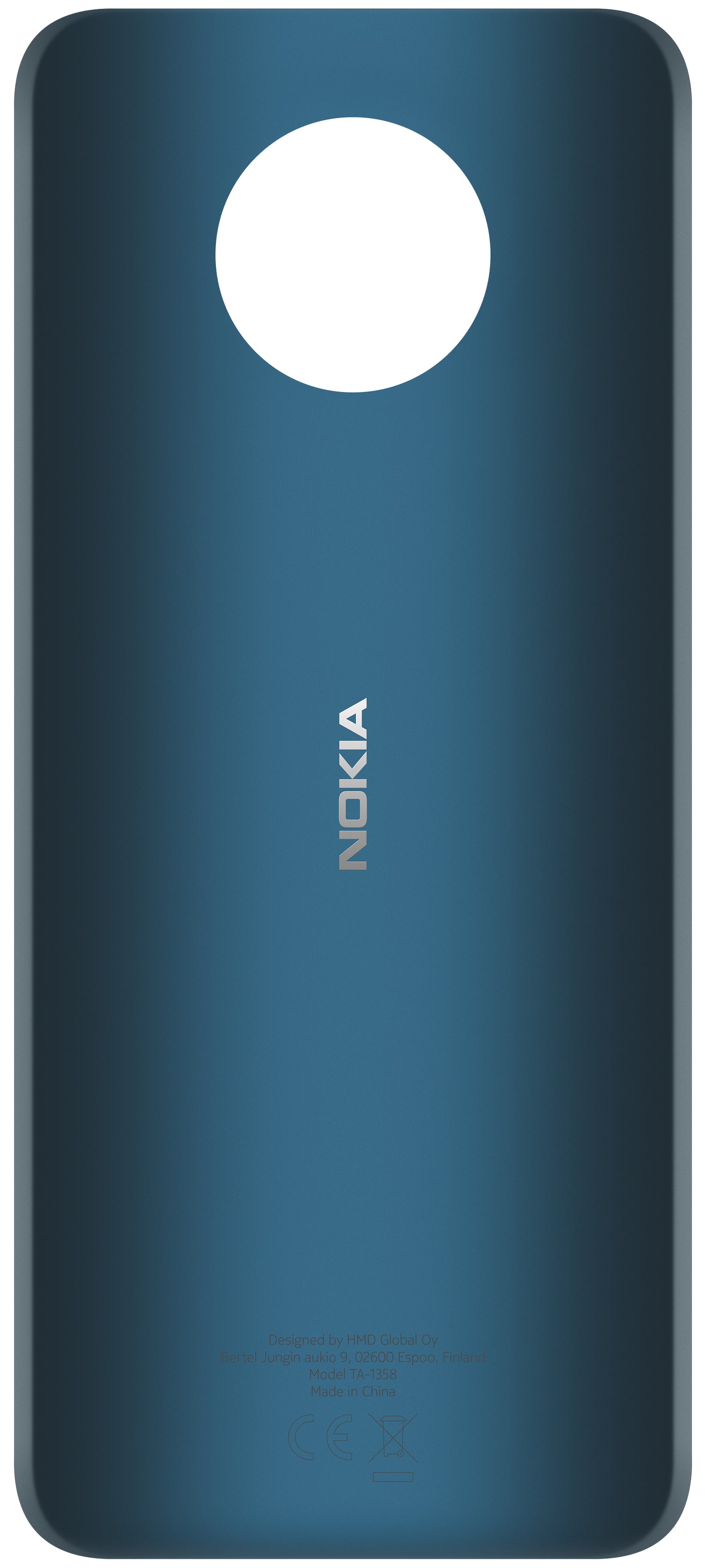 Καπάκι μπαταρίας Nokia G50, Aquamarine (Ocean Blue) 