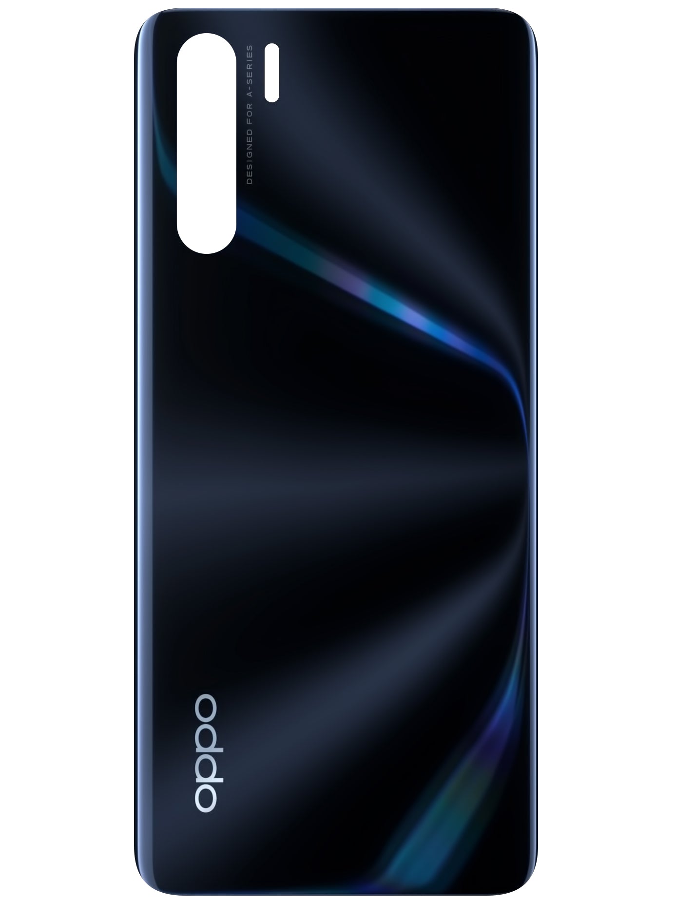 Κάλυμμα μπαταρίας Oppo F15 / A91, μαύρο χρώμα, πακέτο σέρβις 3016378 