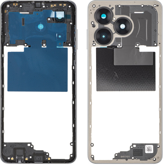 Θήκη Μέσης Honor X5c Plus, Ασημί, Service Pack 9707ACJA