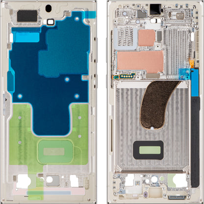 Θήκη Mijloc Samsung Galaxy S23 Ultra S918, Crem, πακέτο σέρβις GH96-15833B 