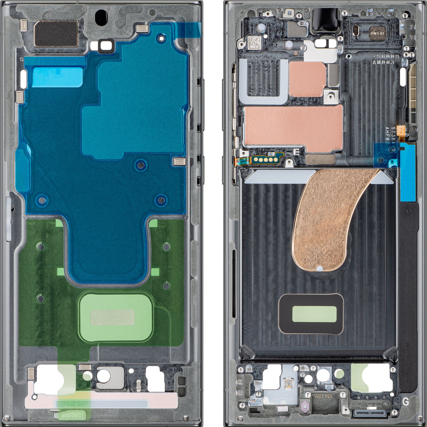 Θήκη Mijloc Samsung Galaxy S23 Ultra S918, πράσινο, πακέτο σέρβις GH96-15833C 