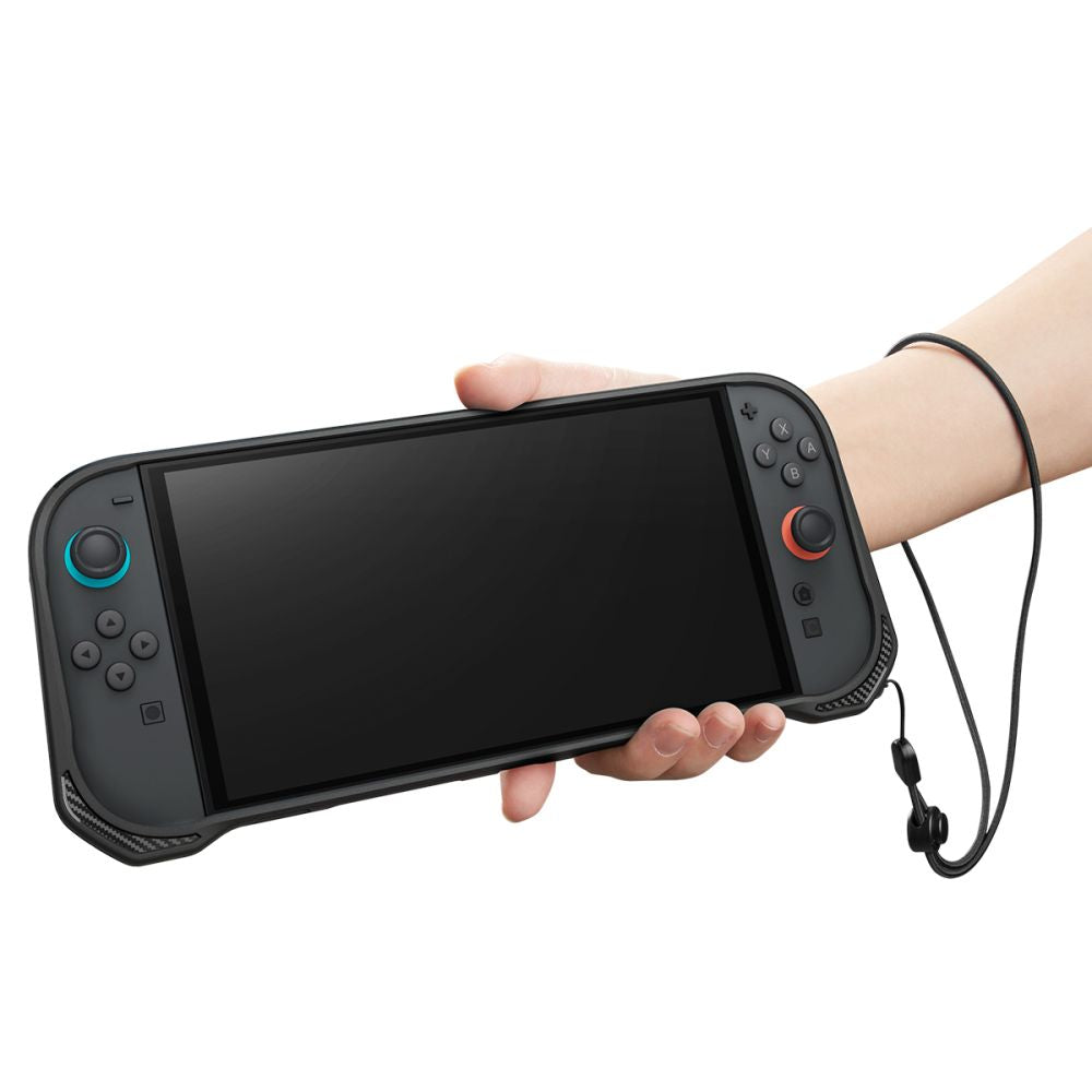 Spigen Rugged Armor Protective Case for Nintendo Switch 2, Black ACS09075