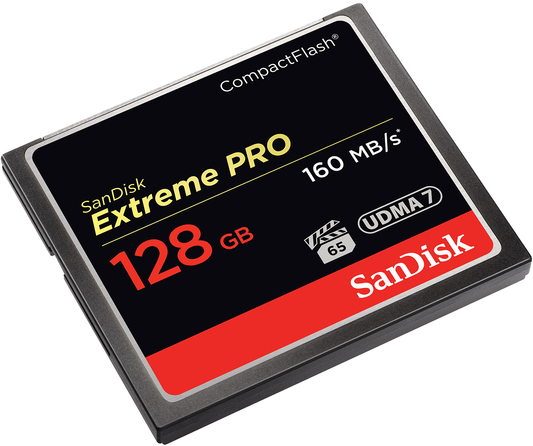 Κάρτα Μνήμης CompactFlash SanDisk Extreme Pro, 128Gb, UDMA 7 SDCFXPS-128G-X46