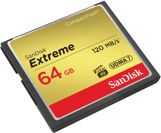 Κάρτα Μνήμης CompactFlash SanDisk Extreme, 64Gb, UDMA 7 SDCFXSB-064G-G46