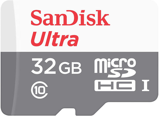 Κάρτα Μνήμης microSDHC SanDisk Ultra, 32Gb, Κλάση 10 SDSQUNR-032G-GN3MN