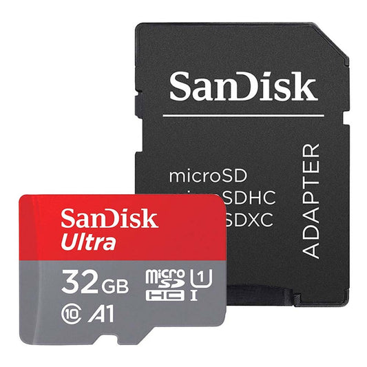 Κάρτα Μνήμης microSDHC SanDisk Ultra Android A1, 32Gb, Κλάση 10 / UHS-1 U1, Με Προσαρμογέα SDSQUA4-032G-GN6MA