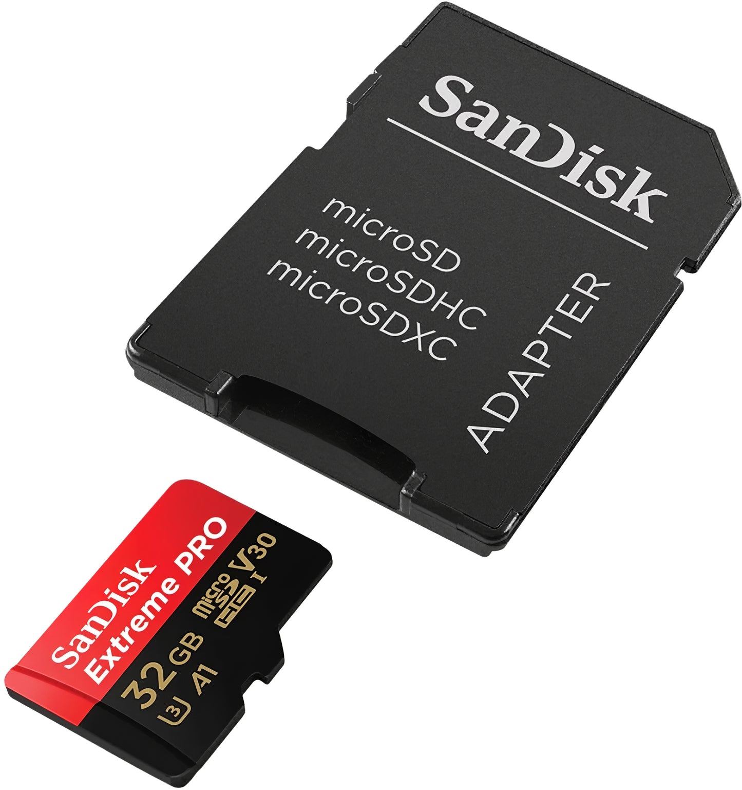 Κάρτα Μνήμης microSDHC SanDisk Extreme Pro, 32Gb, Κλάση 10 / UHS-1 U3, Με Προσαρμογέα SDSQXCG-032G-GN6MA