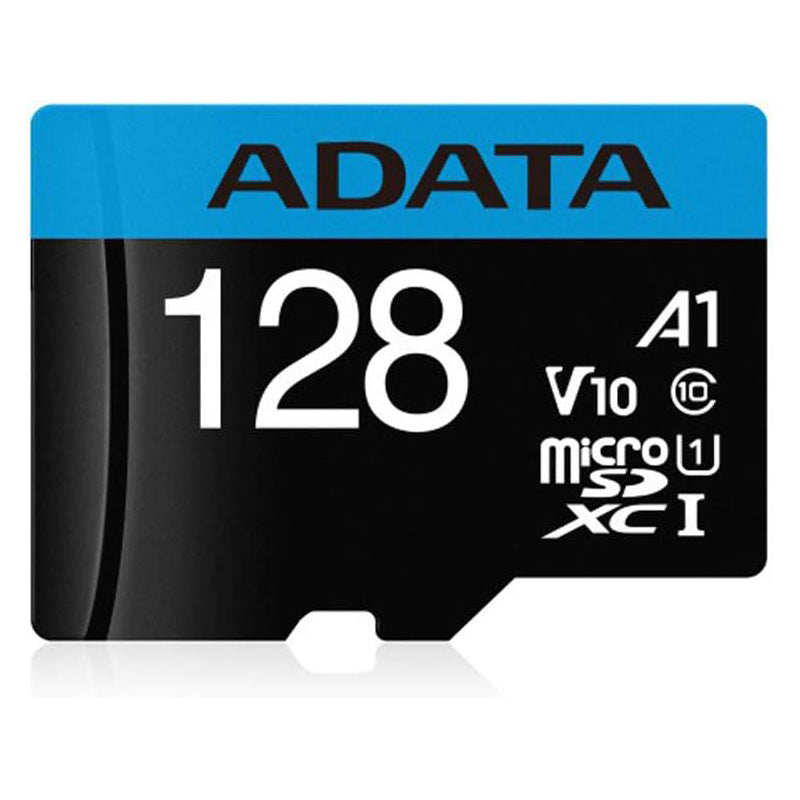 Κάρτα Μνήμης microSDXC Adata Premier, 128Gb, Κατηγορία 10 / UHS-1 U1, Με Αντάπτορα AUSDX128GUICL10A1-RA1