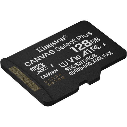 Κάρτα Μνήμης microSDXC Kingston Canvas Select Plus Android A1, 128Gb, Κλάση 10 / UHS-1 U1 SDCS3/128GBSP