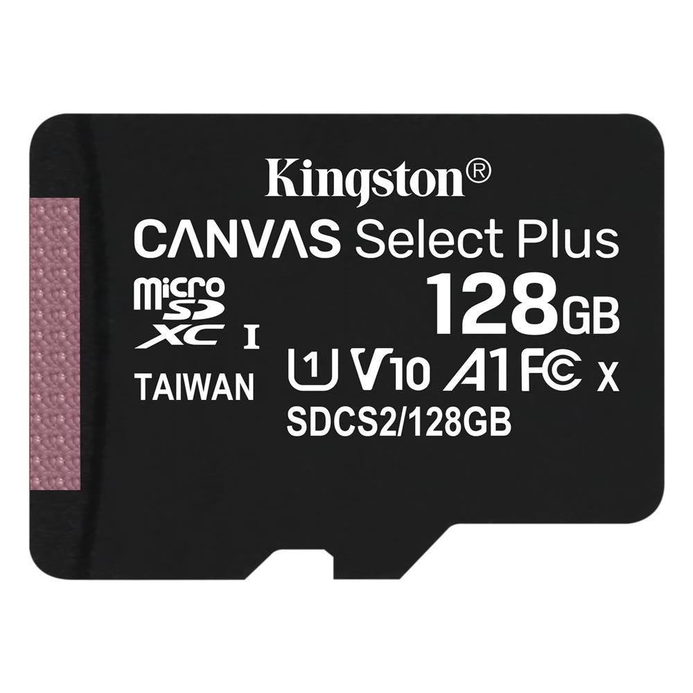 Κάρτα μνήμης Kingston Canvas Select Plus, 128Gb, Class 10 / UHS-1 U1 SDCS2/128GBSP microSDXC