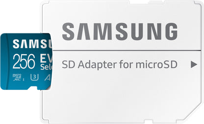 Κάρτα μνήμης microSDXC Samsung Evo Select Plus, 256Gb, Class 10 / UHS-1 U3, με προσαρμογέα MB-ME256KA/AM MB-ME256KA/AM 