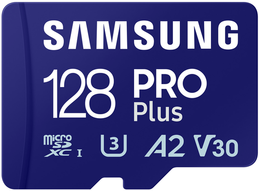 Κάρτα Μνήμης microSDXC Samsung PRO Plus, 128Gb, Κλάση 10 / UHS-1 U3, Με Αντάπτορα MB-MD128SA/EU