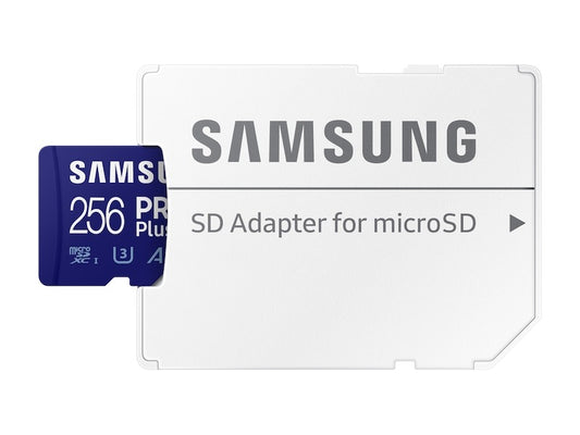 Κάρτα μνήμης microSDXC Samsung PRO Plus, 256Gb, Class 10 / UHS-1 U3, με προσαρμογέα MB-MD256KA MB-MD256KA 