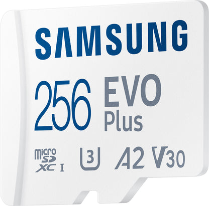 Κάρτα μνήμης microSDXC Samsung Evo Plus, 256Gb, Class 10 / UHS-1 U3, με προσαρμογέα MB-MC256KA/EU MB-MC256KA/EU