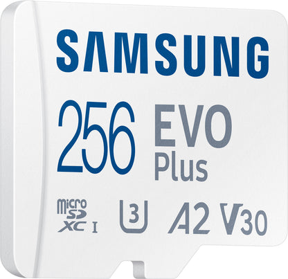 Κάρτα μνήμης microSDXC Samsung Evo Plus, 256Gb, Class 10 / UHS-1 U3, με προσαρμογέα MB-MC256KA/EU MB-MC256KA/EU