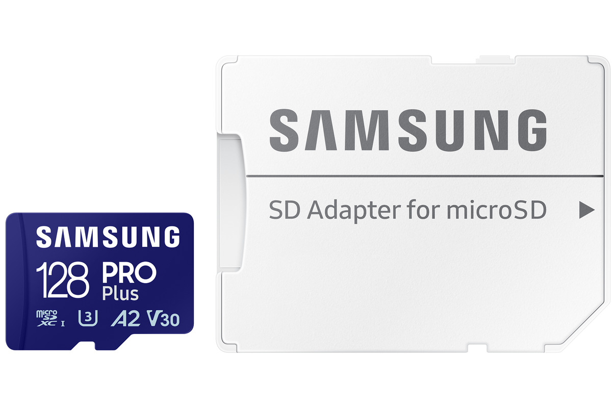 Κάρτα Μνήμης microSDXC Samsung PRO Plus, 128Gb, Κλάση 10 / UHS-1 U3, Με Αντάπτορα MB-MD128SA/EU