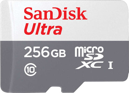 Κάρτα Μνήμης microSDXC SanDisk Ultra, 256Gb, Κλάση 10 SDSQUNR-256G-GN3MN