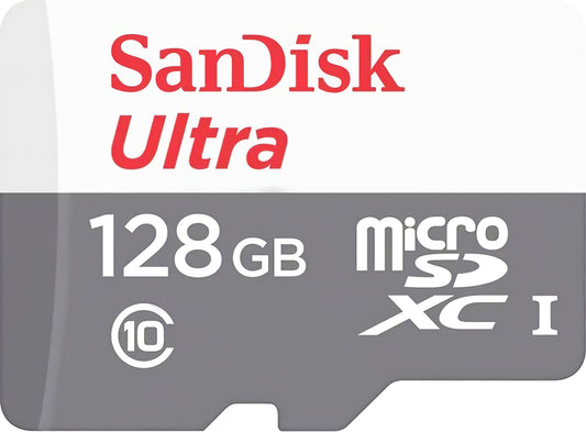 Κάρτα Μνήμης microSDXC SanDisk Ultra, 128Gb, Κλάση 10 SDSQUNR-128G-GN3MN