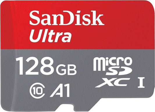 Κάρτα μνήμης SanDisk Ultra microSDXC, 128Gb, Class 10 / UHS-1 U1 SDSQUAB-128G-GN6MN 