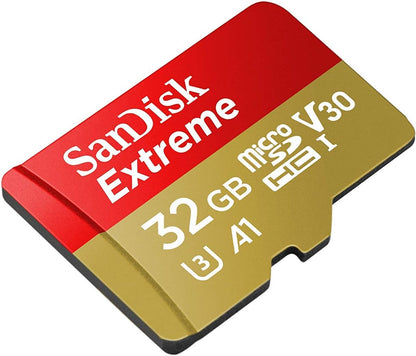 Κάρτα Μνήμης microSDHC SanDisk Extreme, 32Gb, Κλάση 10 / UHS-1 U3 SDSQXAF-032G-GN6MN