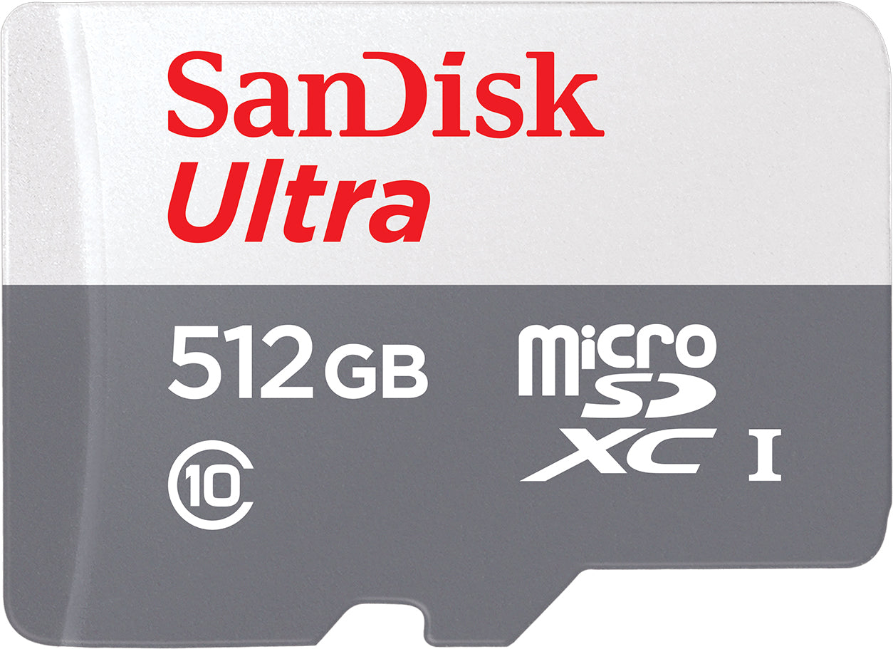 Κάρτα Μνήμης microSDXC SanDisk Ultra, 512Gb, Κλάση 10 SDSQUNR-512G-GN3MN