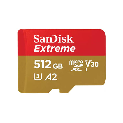 Κάρτα Μνήμης microSDXC SanDisk Extreme, 512Gb, Κλάση 10 / UHS-1 U3 SDSQXAV-512G-GN6MN