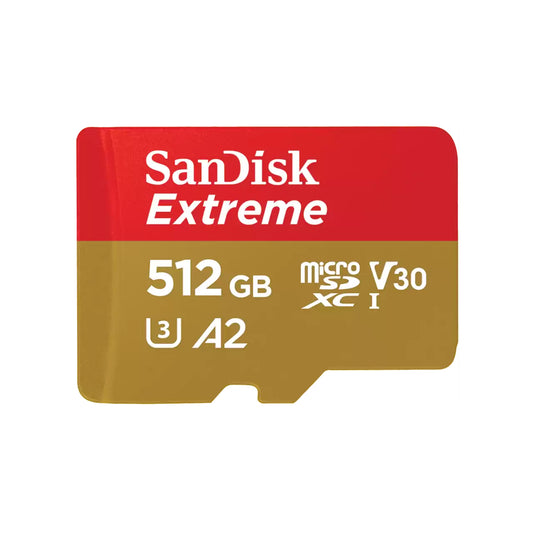 Κάρτα Μνήμης microSDXC SanDisk Extreme, 512Gb, Κλάση 10 / UHS-1 U3 SDSQXAV-512G-GN6MN