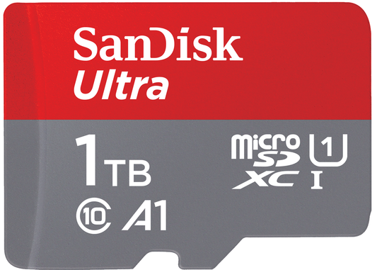 Κάρτα Μνήμης microSDXC SanDisk Ultra Android A1, 1TB, Κλάση 10 / UHS-1 U1 SDSQUAC-1T00-GN6MN