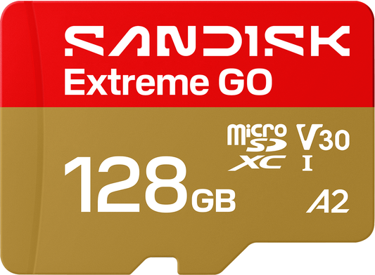 Κάρτα Μνήμης microSDXC SanDisk Extreme GO Android A2, 128Gb, Κατηγορία 10 / UHS-1 U1 SDSQXGN-128G-GN6MN