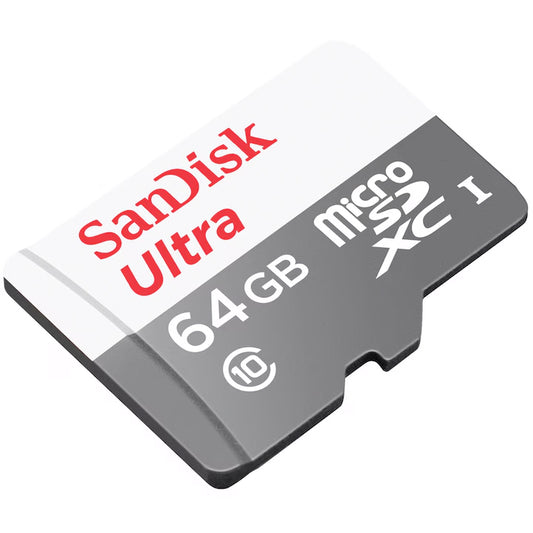 Κάρτα Μνήμης microSDXC SanDisk Ultra, 64Gb, Κλάση 10, Με Προσαρμογέα SDSQUNR-064G-GN3MA