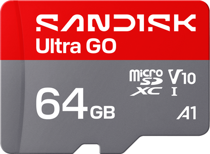 Κάρτα Μνήμης microSDXC SanDisk Ultra GO Android A1, 64Gb, Κατηγορία 10 / UHS-1 U1 SDSQUGN-064G-GN6MN