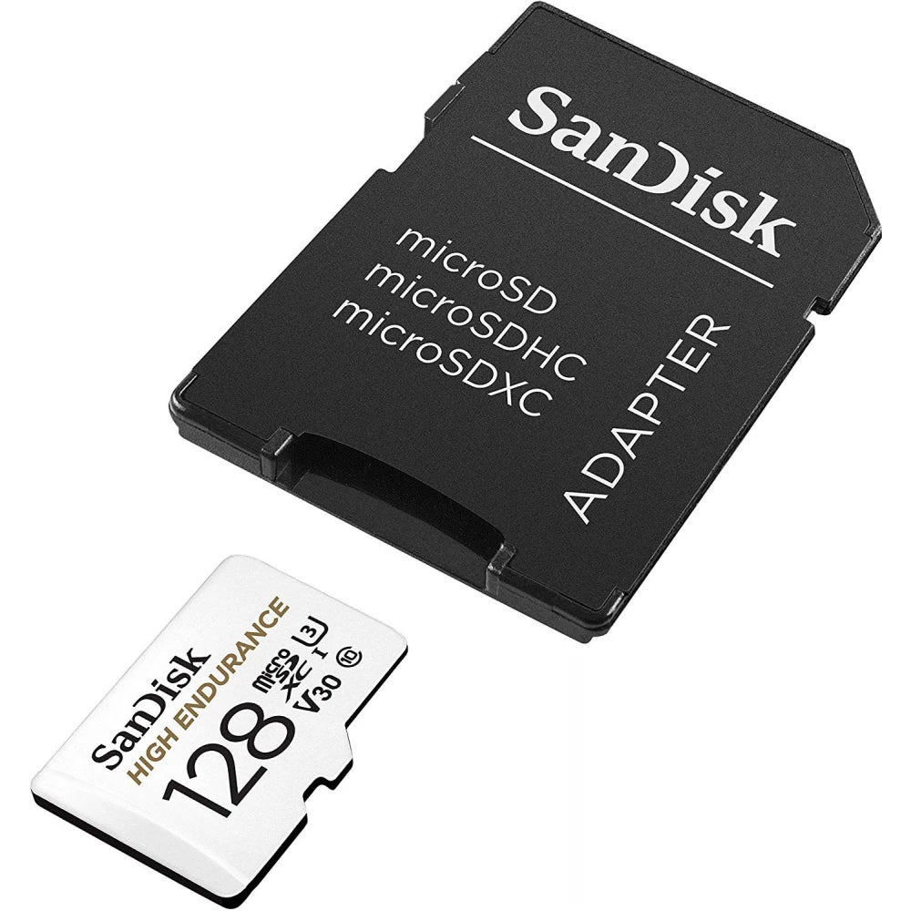 Κάρτα Μνήμης microSDXC SanDisk High Endurance, 128Gb, Κλάση 10 / UHS-1 U3, Με Προσαρμογέα SDSQQNR-128G-GN6IA