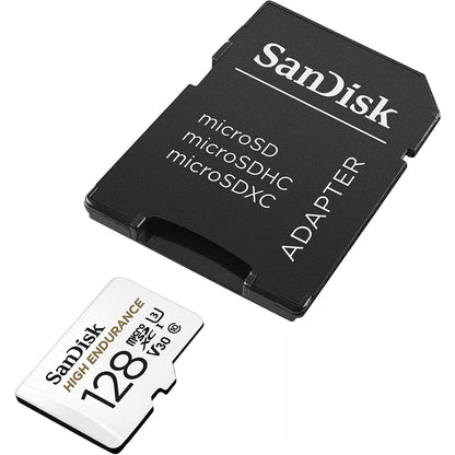 Κάρτα Μνήμης microSDXC SanDisk High Endurance, 128Gb, Κλάση 10 / UHS-1 U3, Με Προσαρμογέα SDSQQNR-128G-GN6IA