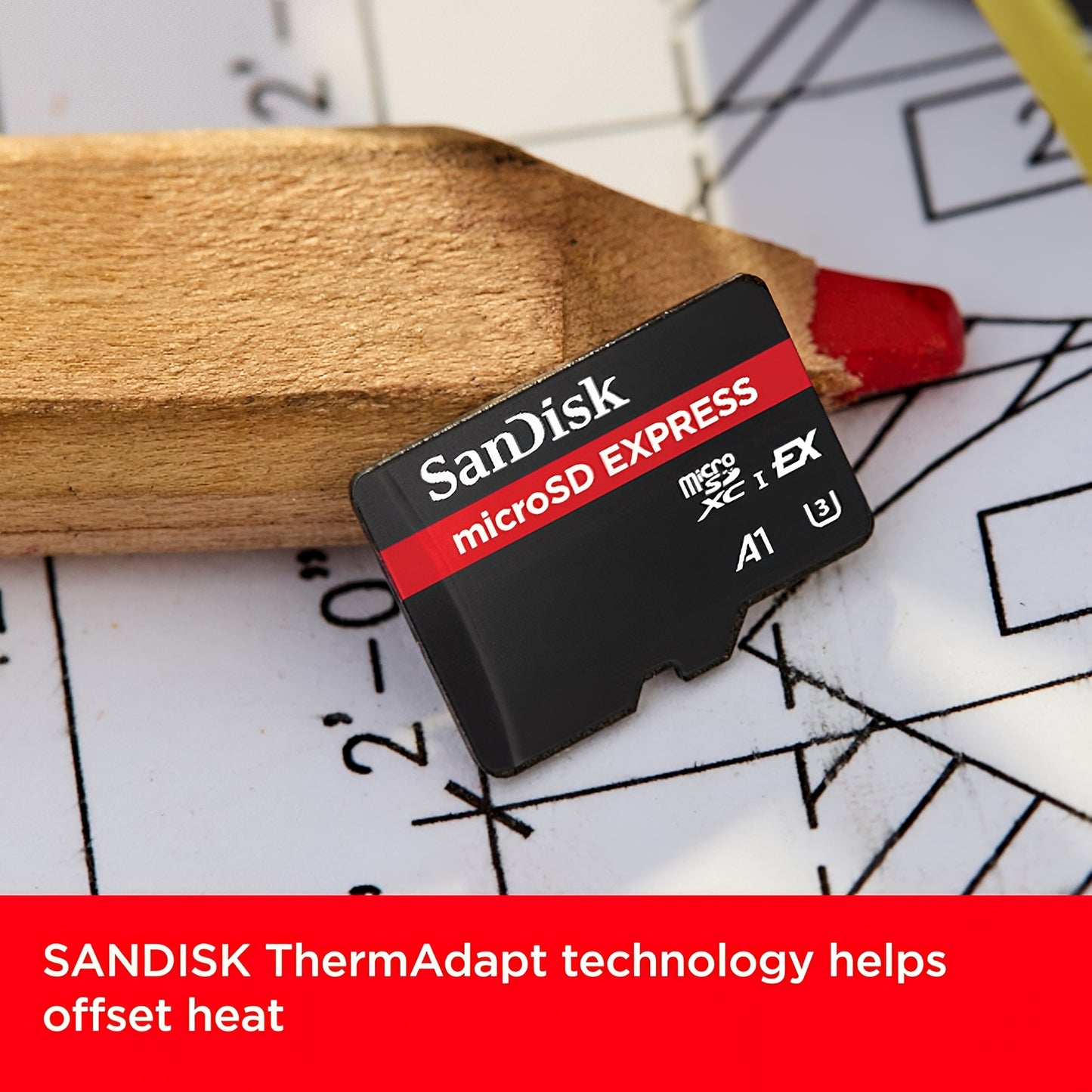Κάρτα Μνήμης microSDXC SanDisk Express, 256Gb, Κλάση 10 / UHS-1 U3 SDSQXFN-256G-GN4NN