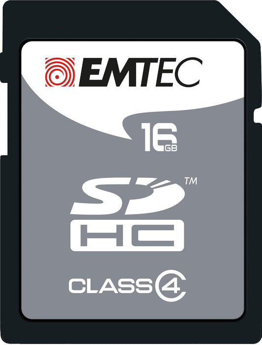Κάρτα Μνήμης SDHC Emtec EliteSilver, 16Gb, Κλάση 4 ECMSD16GHC4