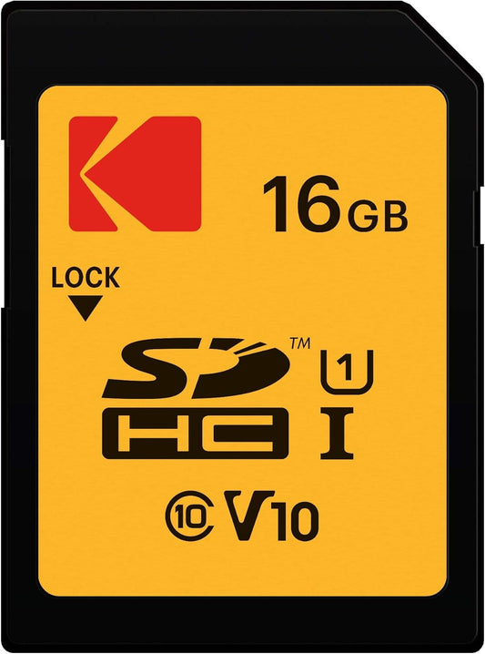 Κάρτα Μνήμης SDHC Kodak Premium Performance, 16Gb, Κλάση 10 / UHS-1 U1 EKMSD16GHC10K