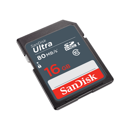 Κάρτα Μνήμης SDHC SanDisk Ultra, 16Gb, Κλάση 10 SDSDUNS-016G-GN3IN