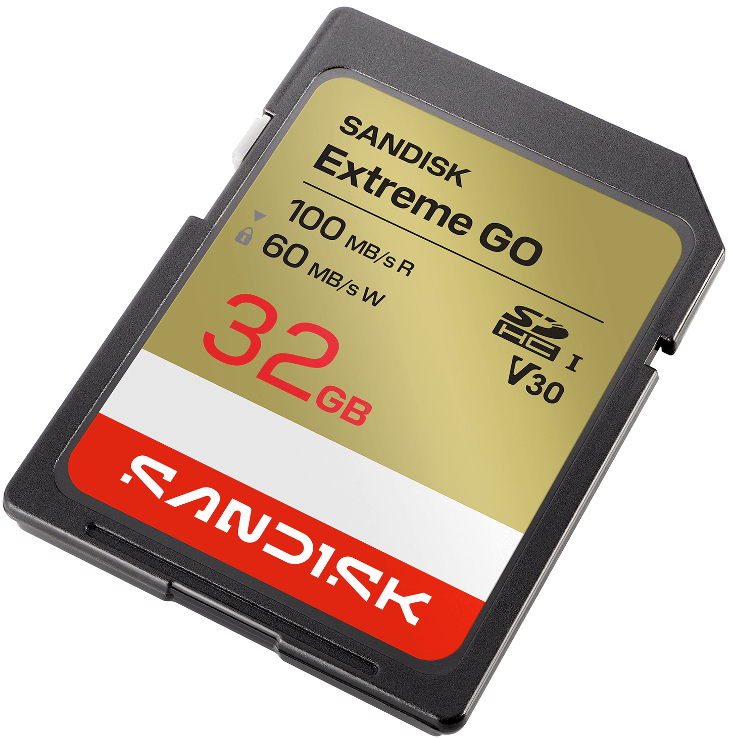 Κάρτα Μνήμης SDHC SanDisk Extreme Go, 32Gb, Κατηγορία 10 / UHS-1 U1 SDSDXGN-032G-GNCIN