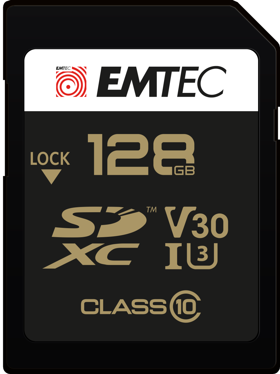 Κάρτα Μνήμης SDXC Emtec SpeedIn Pro, 128Gb, Κλάση 10 / UHS-1 U3 ECMSD128GXC10SP