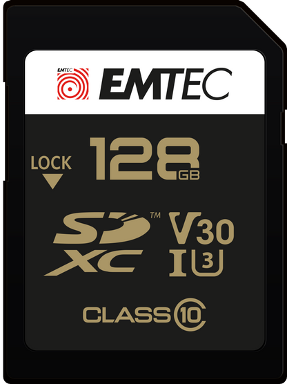 Κάρτα Μνήμης SDXC Emtec SpeedIn Pro, 128Gb, Κλάση 10 / UHS-1 U3 ECMSD128GXC10SP