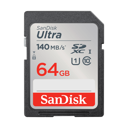 Κάρτα Μνήμης SDXC SanDisk Ultra, 64Gb, Κλάση 10 / UHS-1 U1 SDSDUNB-064G-GN6IN