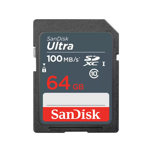 Κάρτα Μνήμης SDXC SanDisk Ultra, 64Gb, Κλάση 10 SDSDUNR-064G-GN3IN
