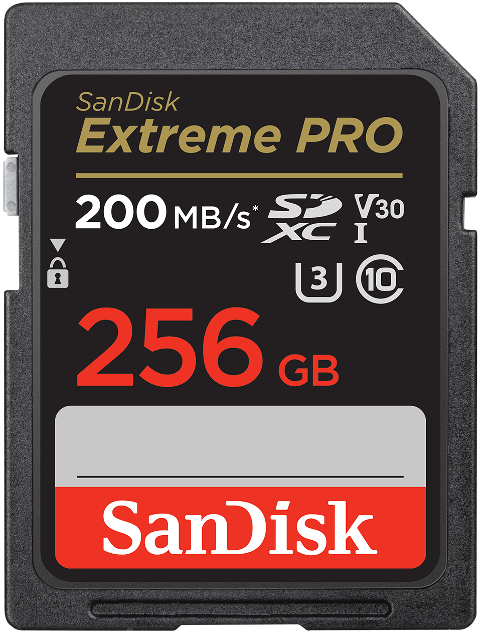 Κάρτα Μνήμης SDXC SanDisk Extreme Pro, 256Gb, Κατηγορία 10 / UHS-1 U3 SDSDXXD-256G-GN4IN