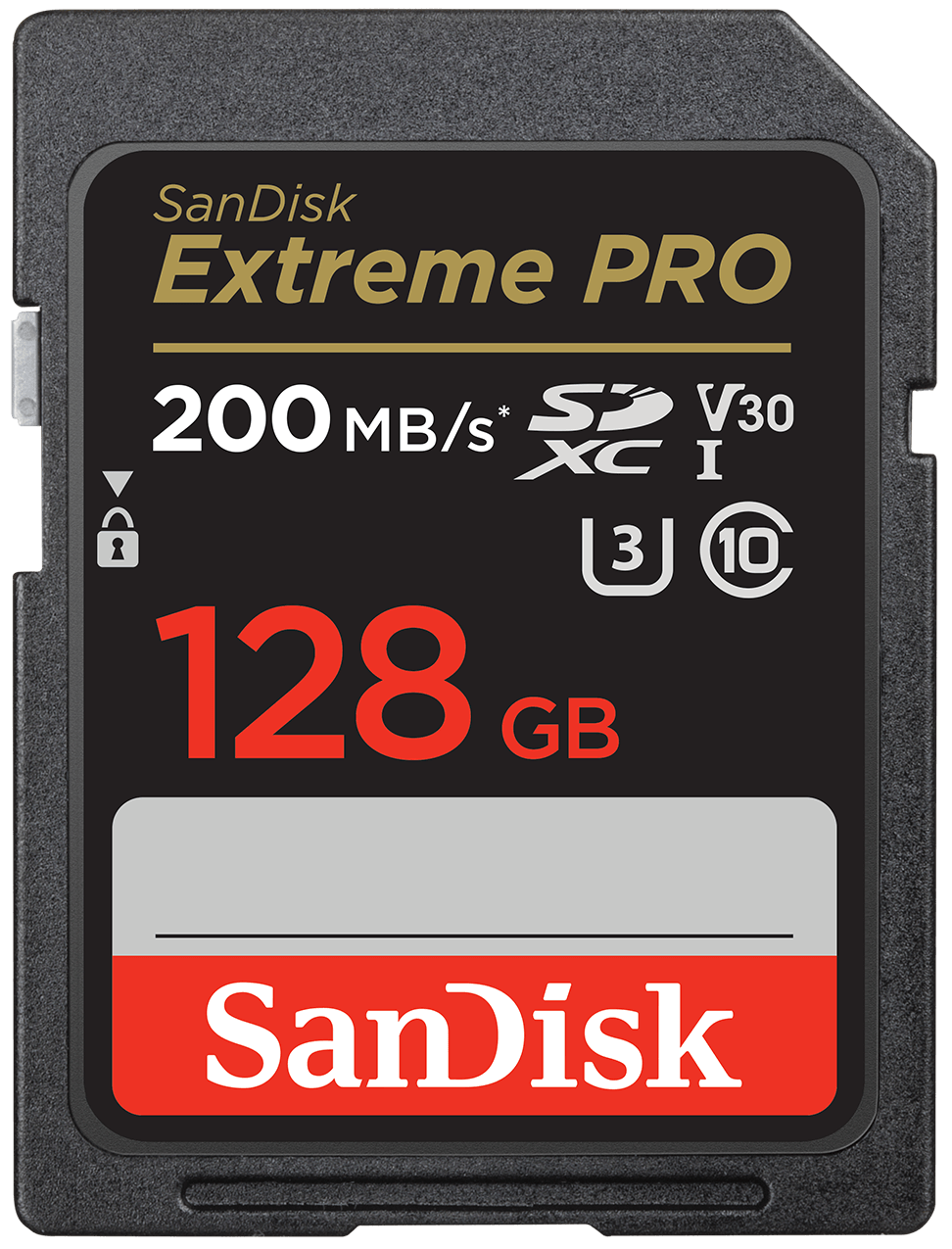 Κάρτα Μνήμης SDXC SanDisk Extreme Pro, 128Gb, Κατηγορία 10 / UHS-1 U3 SDSDXXD-128G-GN4IN