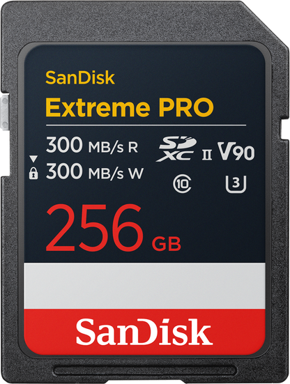 Κάρτα Μνήμης SDXC SanDisk Extreme Pro, 256Gb, Κατηγορία 10 / UHS-2 U3 SDSDXDM-256G-GN4IN