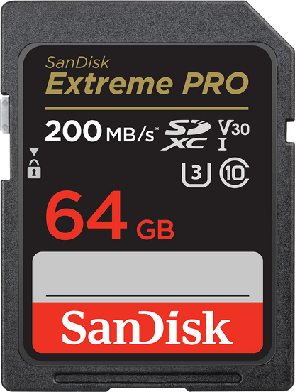 Κάρτα Μνήμης SDXC SanDisk Extreme Pro, 64Gb, Κλάση 10 / UHS-1 U3 SDSDXXU-064G-GN4IN