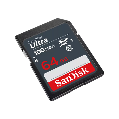 Κάρτα Μνήμης SDXC SanDisk Ultra, 64Gb, Κλάση 10 SDSDUNR-064G-GN3IN