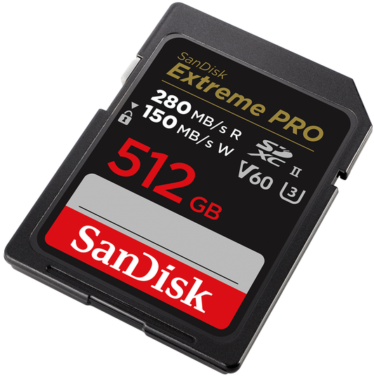 Κάρτα Μνήμης SDXC SanDisk Extreme Pro, 512Gb, Κατηγορία 10 / UHS-2 U3 SDSDXEP-512G-GN4IN